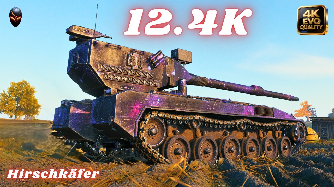 Hirschkäfer  12.4K Damage 6 Kills & Hirschkäfer  12K Damage World of Tanks #wot