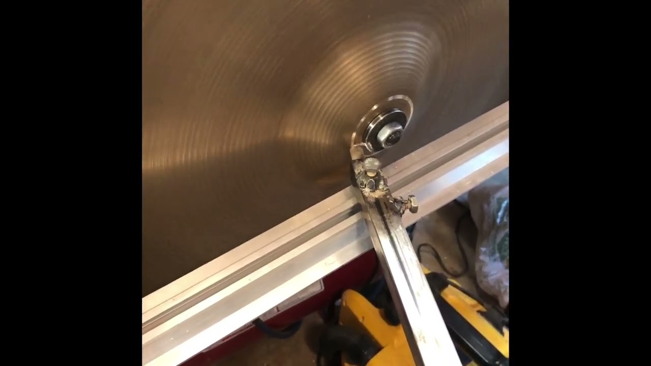 My home made cymbal lathe