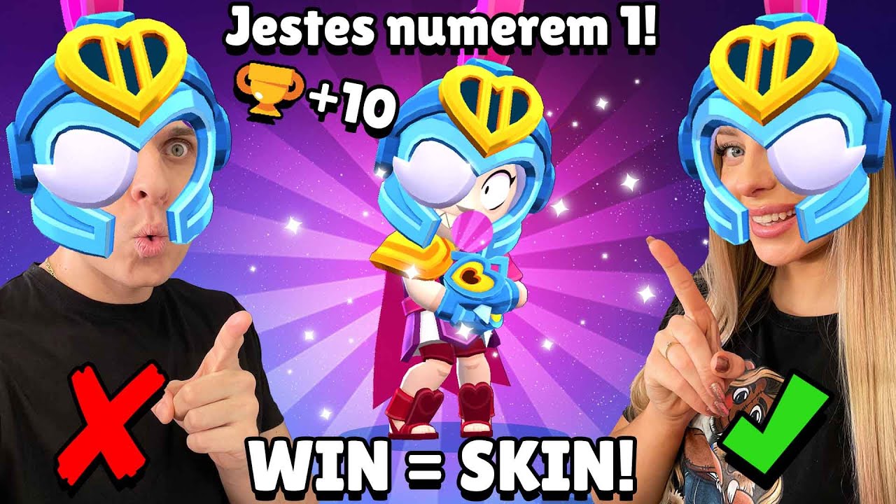 WIN=SKIN GLADIATOR COLETTE! 💙 z Farellem! W Brawl Stars! ⭐