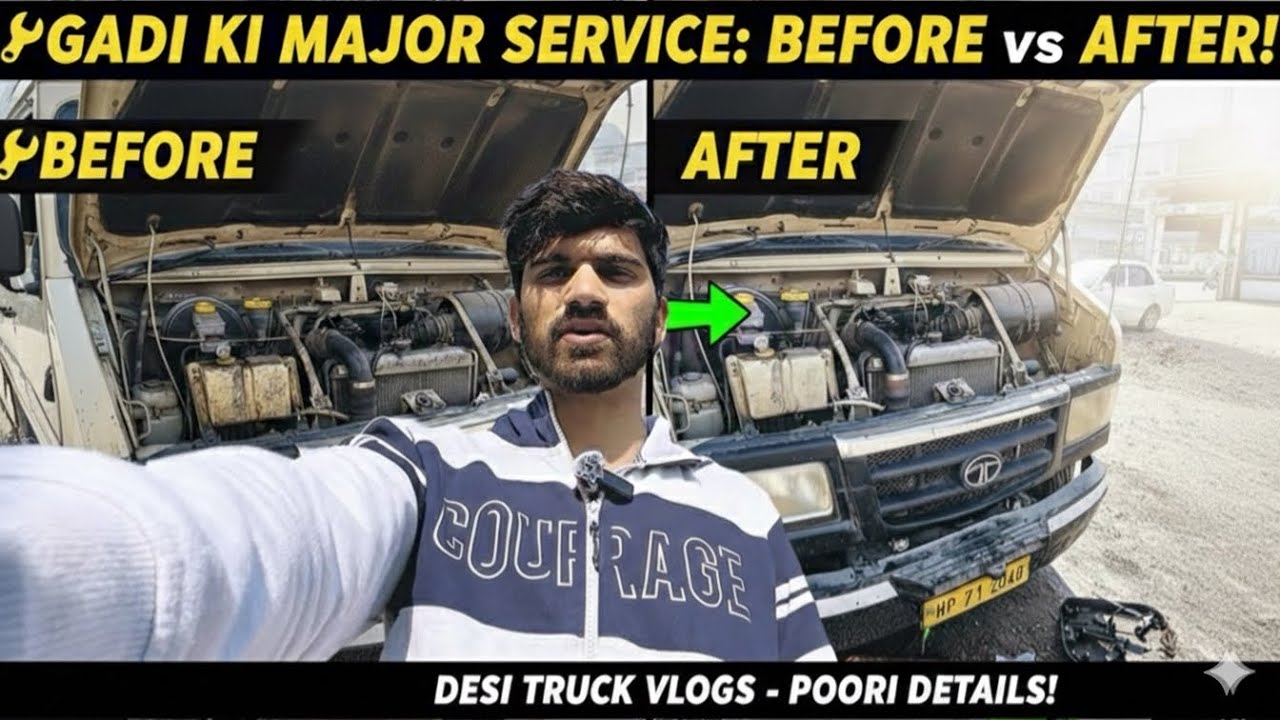 Major Service Mein Ye Galti Mat Karna! ❌ | Tata [407] Full Service Details #desitruckvlog #tata407