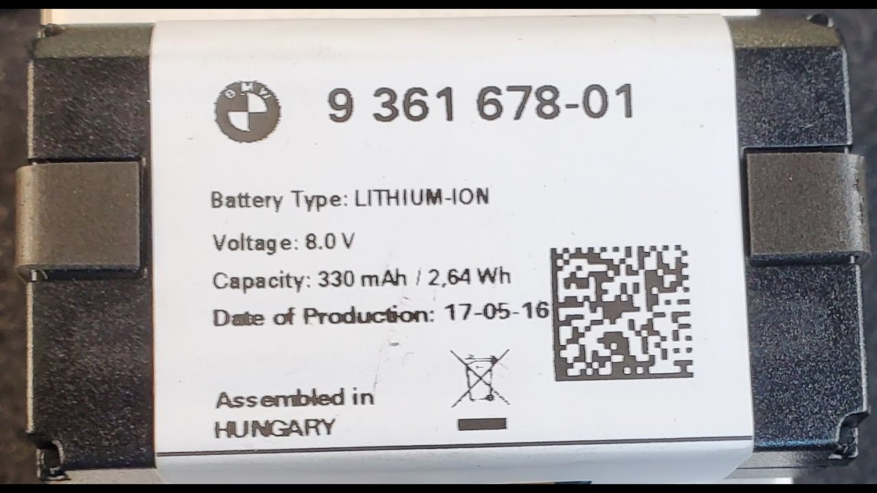BMW 340I EMERGENCY CALL MALFUNCTION TCM BATTERY REPLACEMENT