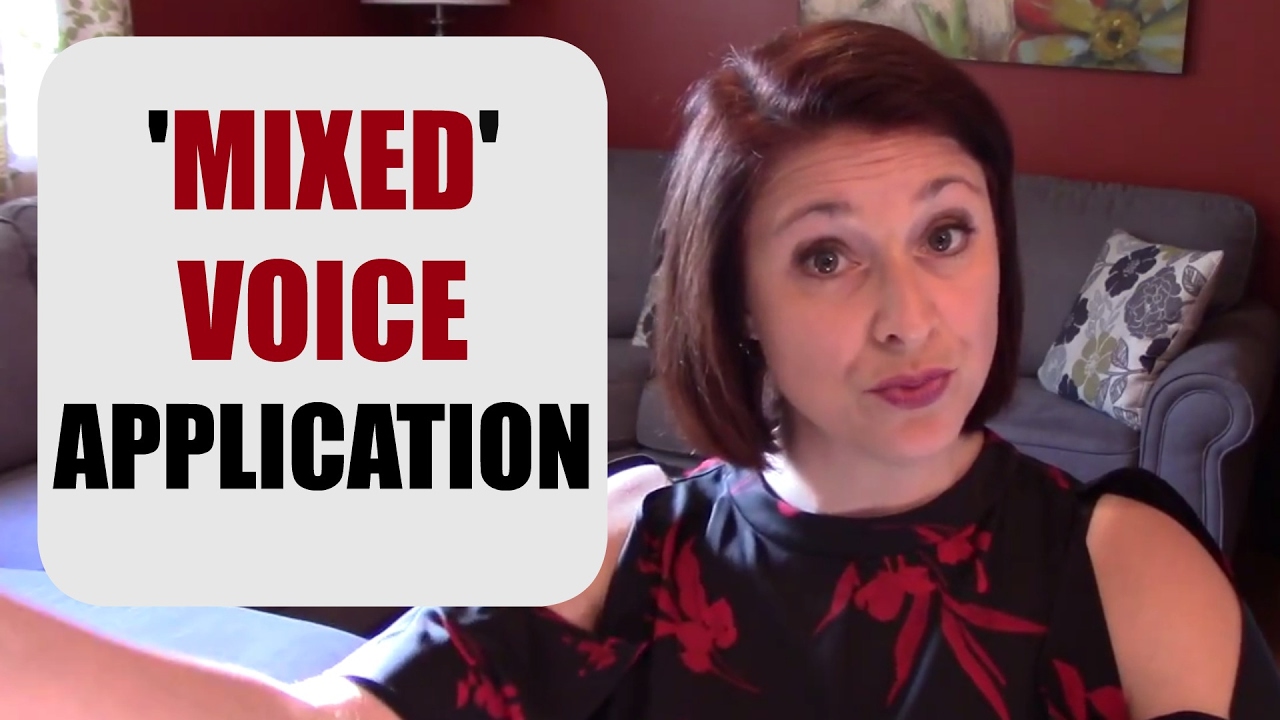 'MIXED VOICE' (Part 4): Application