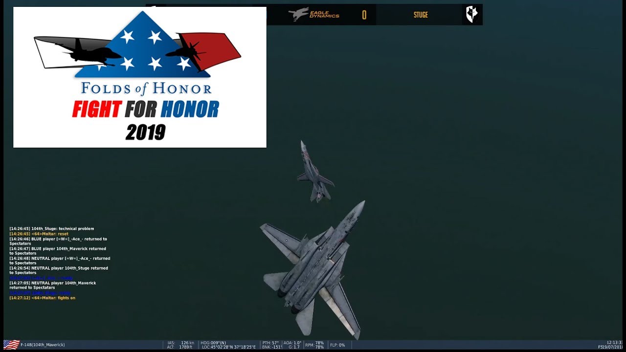 Who will win? DCS BFM Tournament: Folds of Honor Fight For Honor 2019 FINALS w/Commentary