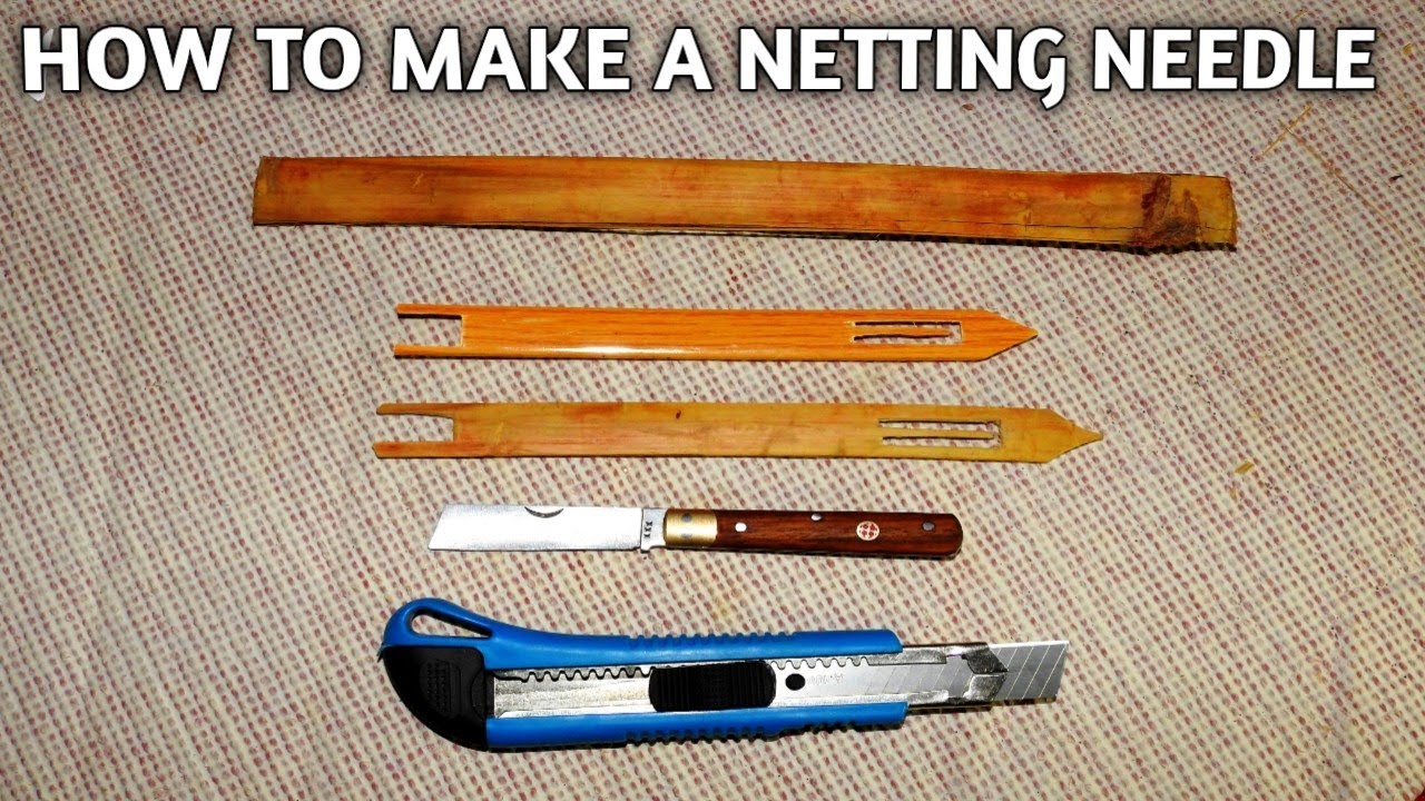 how to make NEEDLE for net | how to make a netting needle