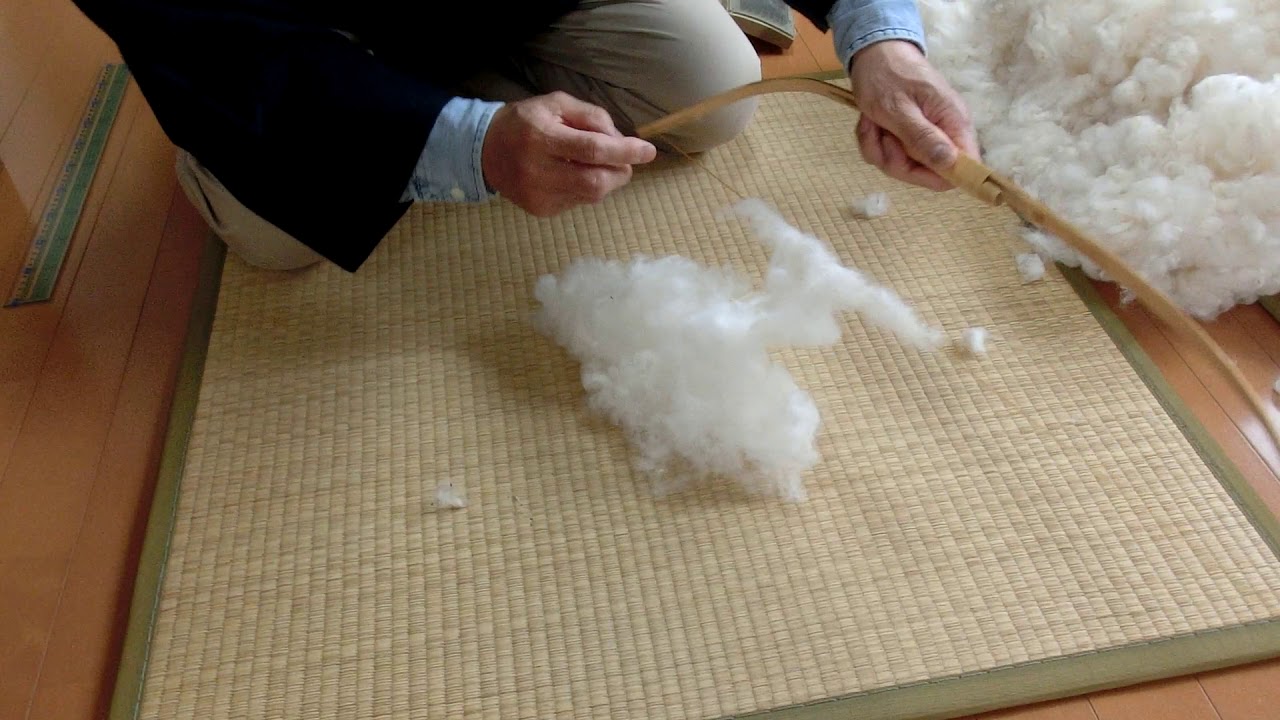 自宅学習教材「綿の一生」#07：綿打ち・基本編