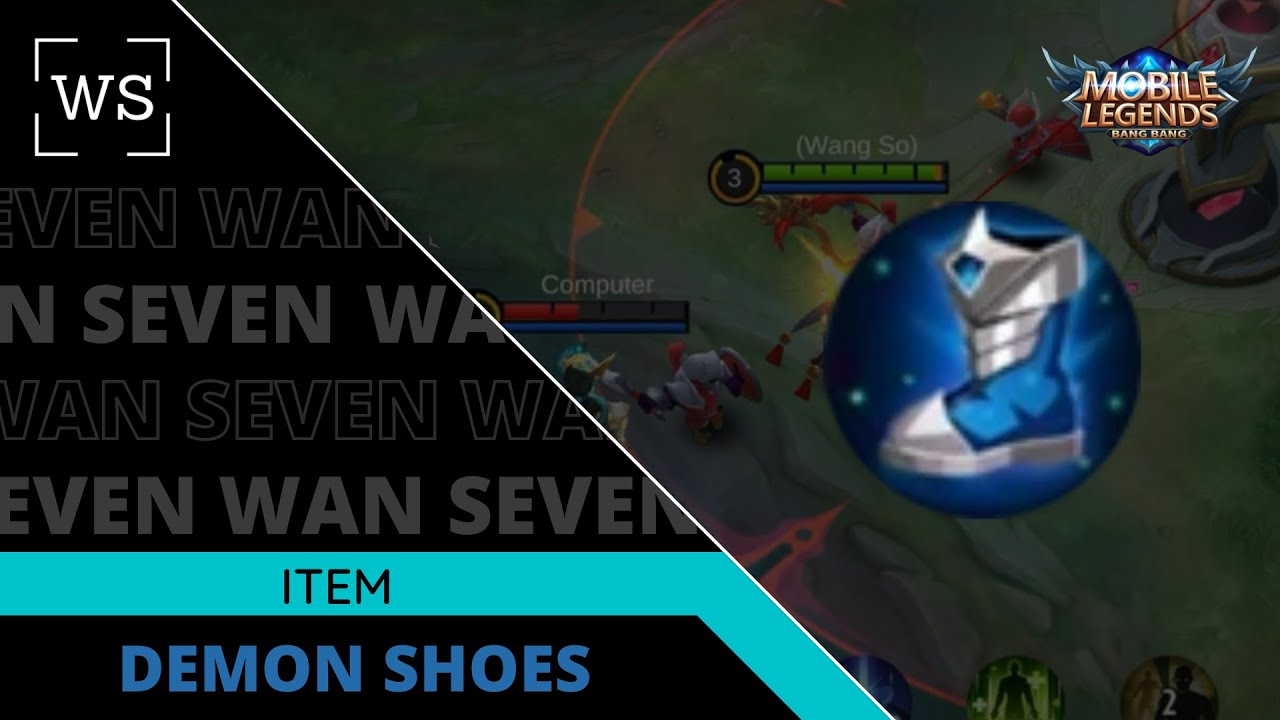Tutorial Item Demon Shoes Mobile Legends Bang Bang