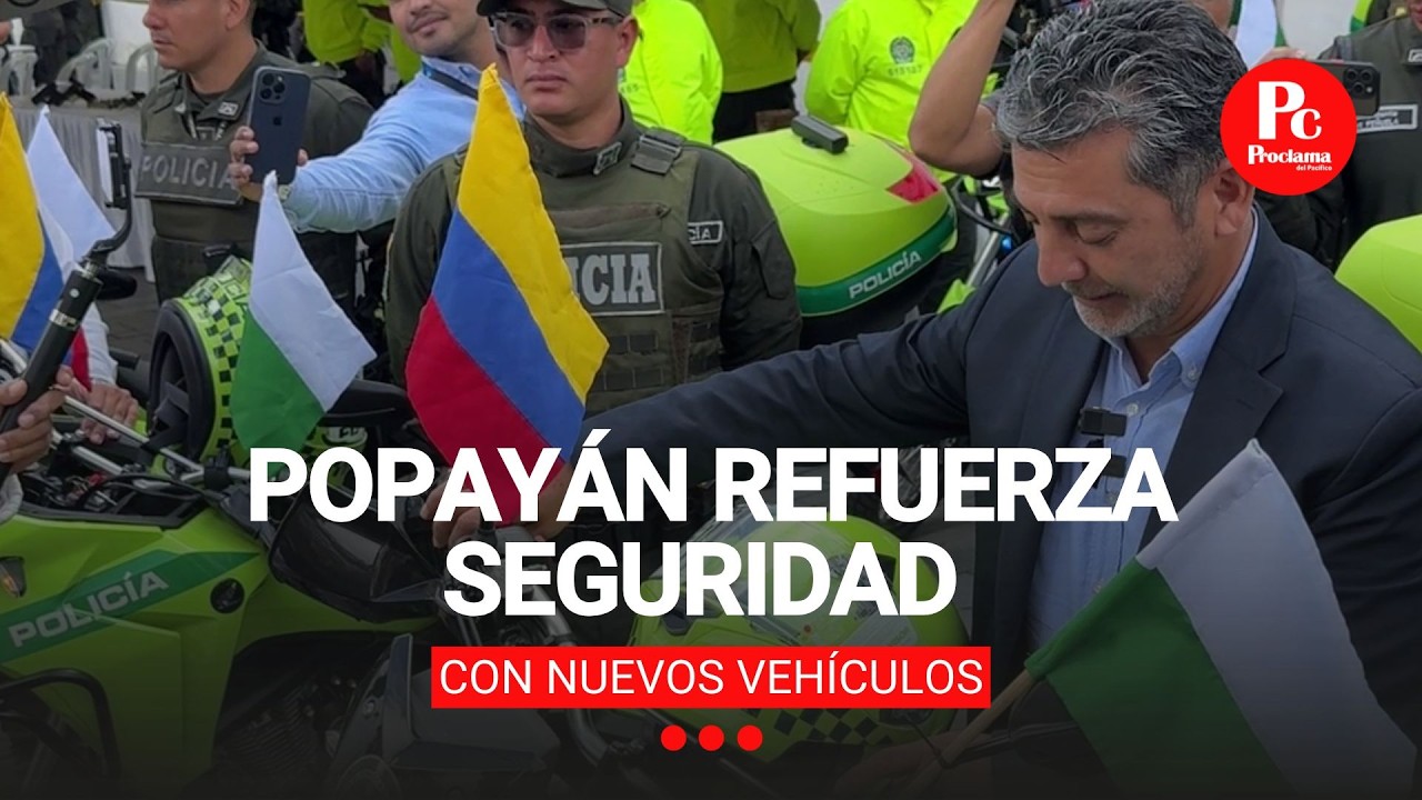 Popayán refuerza seguridad con nuevos vehículos