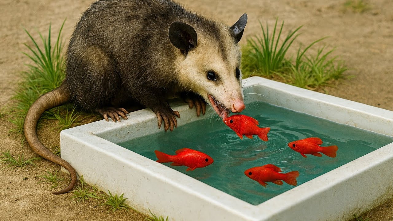 Un animal desconocido se está comiendo mis peces! 