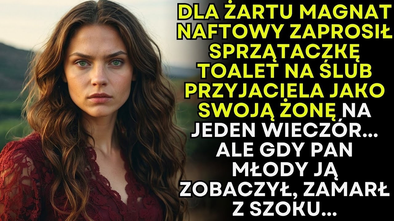 🔴Dla zabawy magnat naftowy zaprosił sprzątaczkę toalet jako swoją żonę na jeden wieczór  Ale gdy we