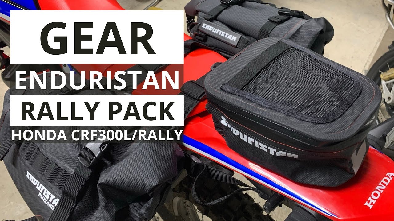 Gear: Enduristan Rally Pack on Honda CRF300L/Rally