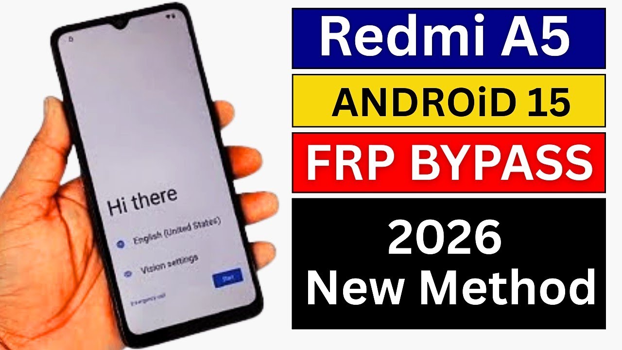 Redmi A5 Frp Bypass 2026 | How To  Fix Activity Launcher Not Work | Redmi A5 Google Account Unlock