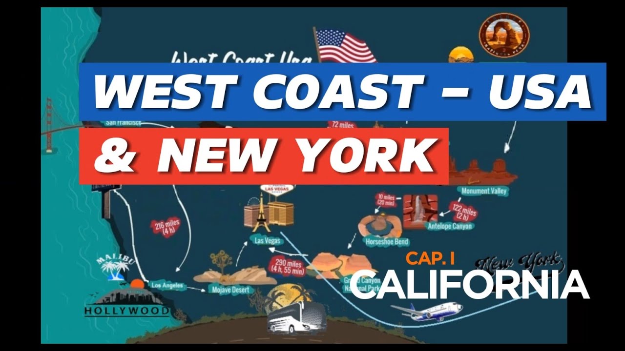 West Coast USA & New York  - cap I California