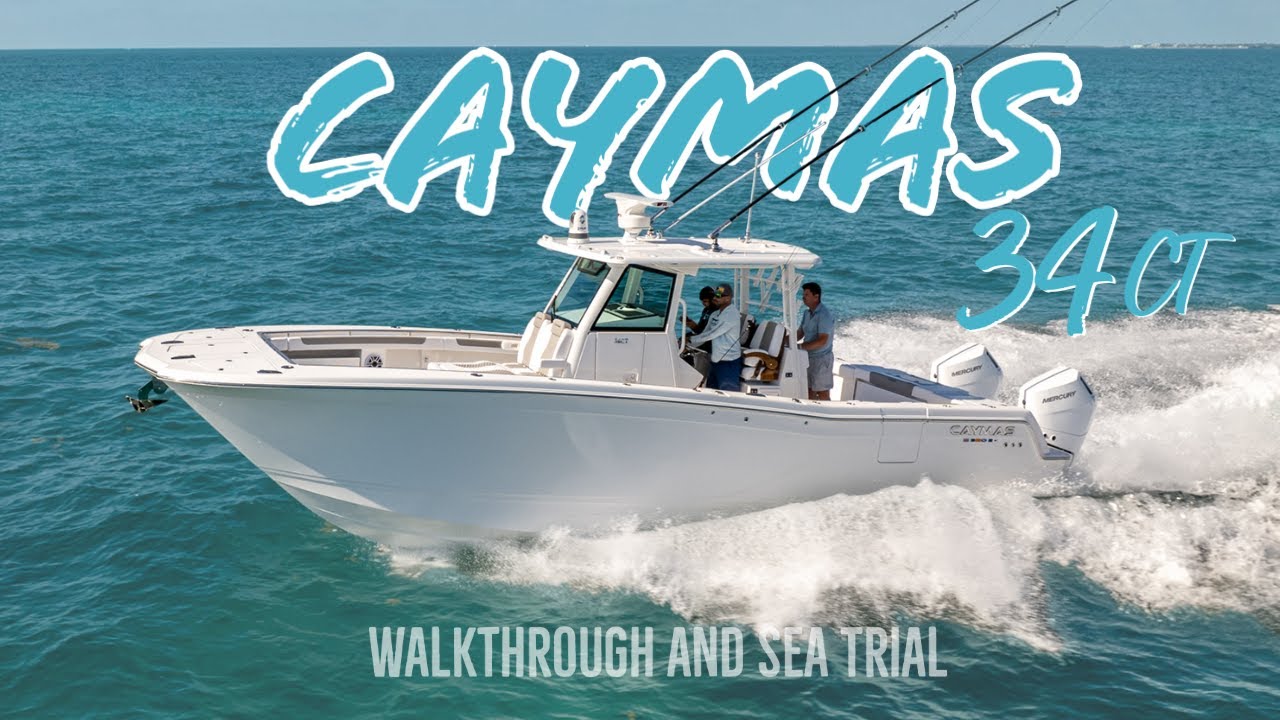 Ознакомьтесь с новейшим катамараном, вышедшим на воду: Caymas 34CT.