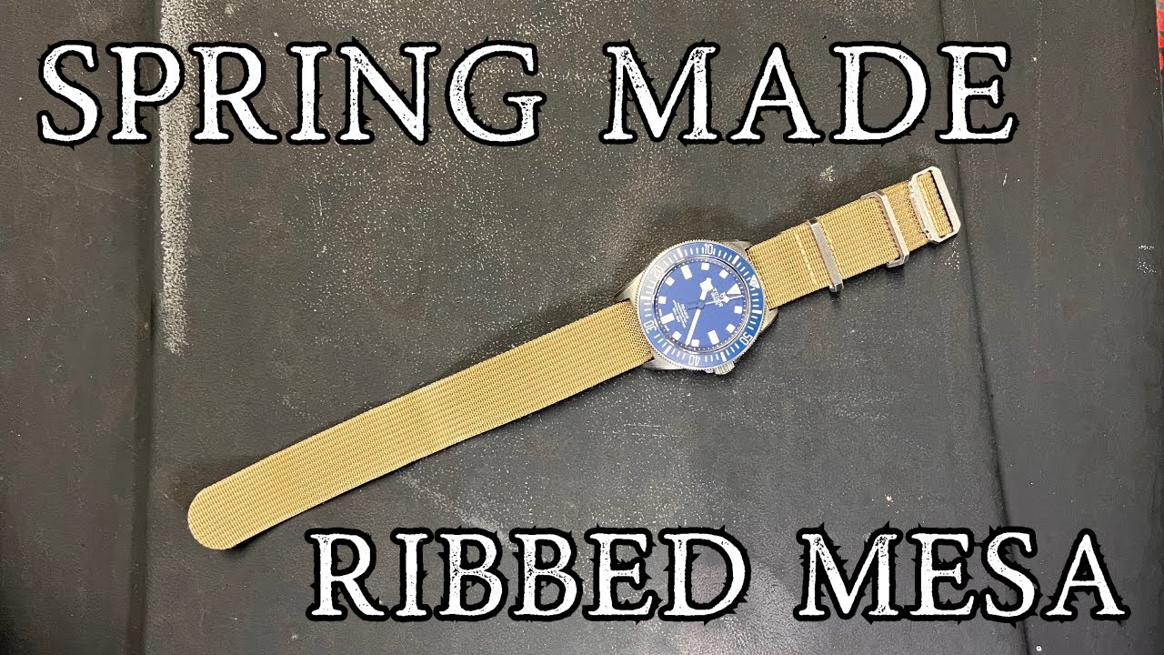 Spring Made Ribbed Mesa Strap