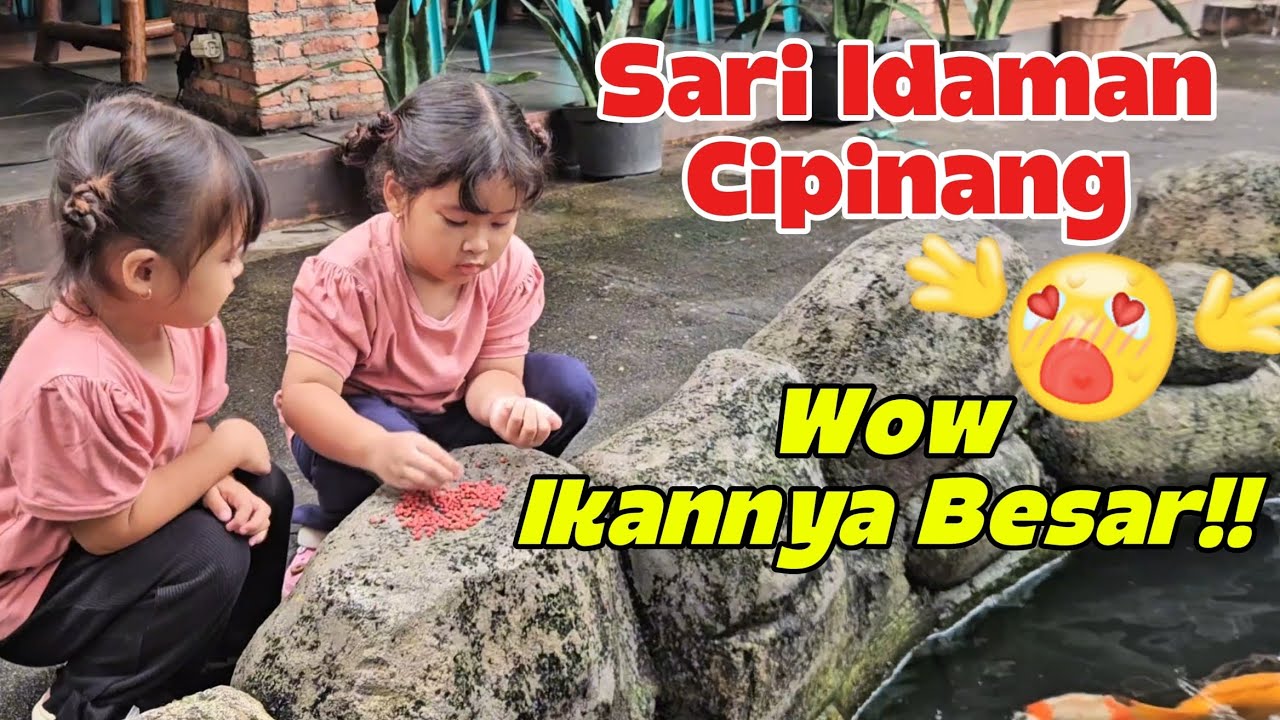 MAKAN SIANG DAN BERMAIN BERSAMA IKAN😍 #happy #kids #vlog 