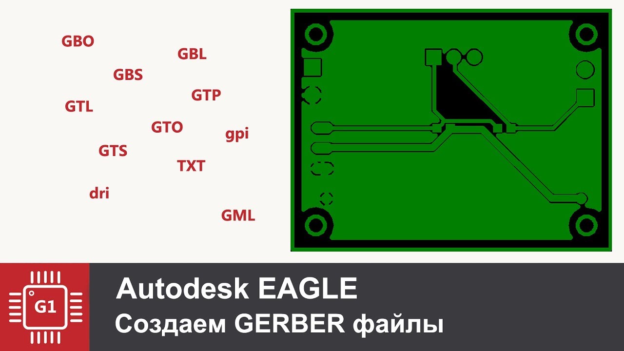 Eagle Cad: Создание GERBER файлов