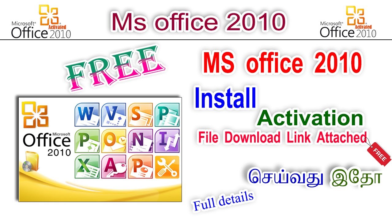 How to Install Microsoft Office 2010 and Activate Free Window🔴live Demo🔴MS office 2010 Activation