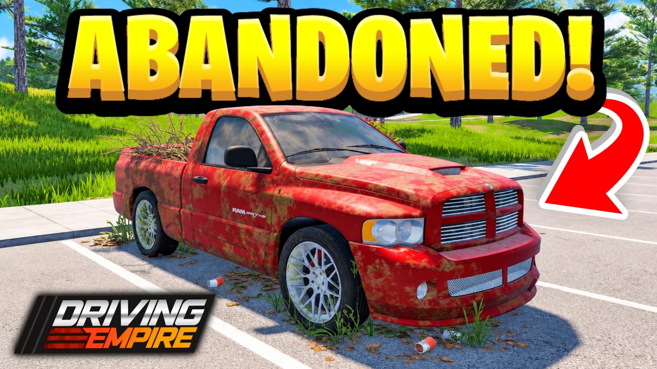I Found A RARE ABANDONED RAM In Driving Empire!