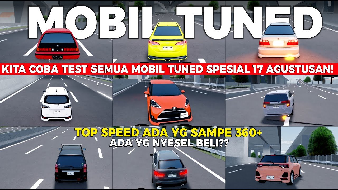 Awas Jgn Sampe Nyesel‼️  Kita Coba All Mobil Tuned & OEW Terbaru Spesial 17an - Roblox CDID