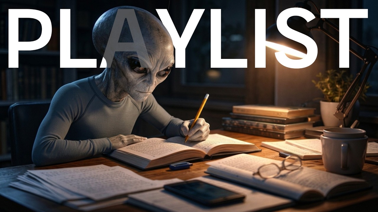 외계인이 공부하면서 듣는 음악 |  Alien Studying music playlist | Sci-Fi Ambient Study Music for Deep Focus