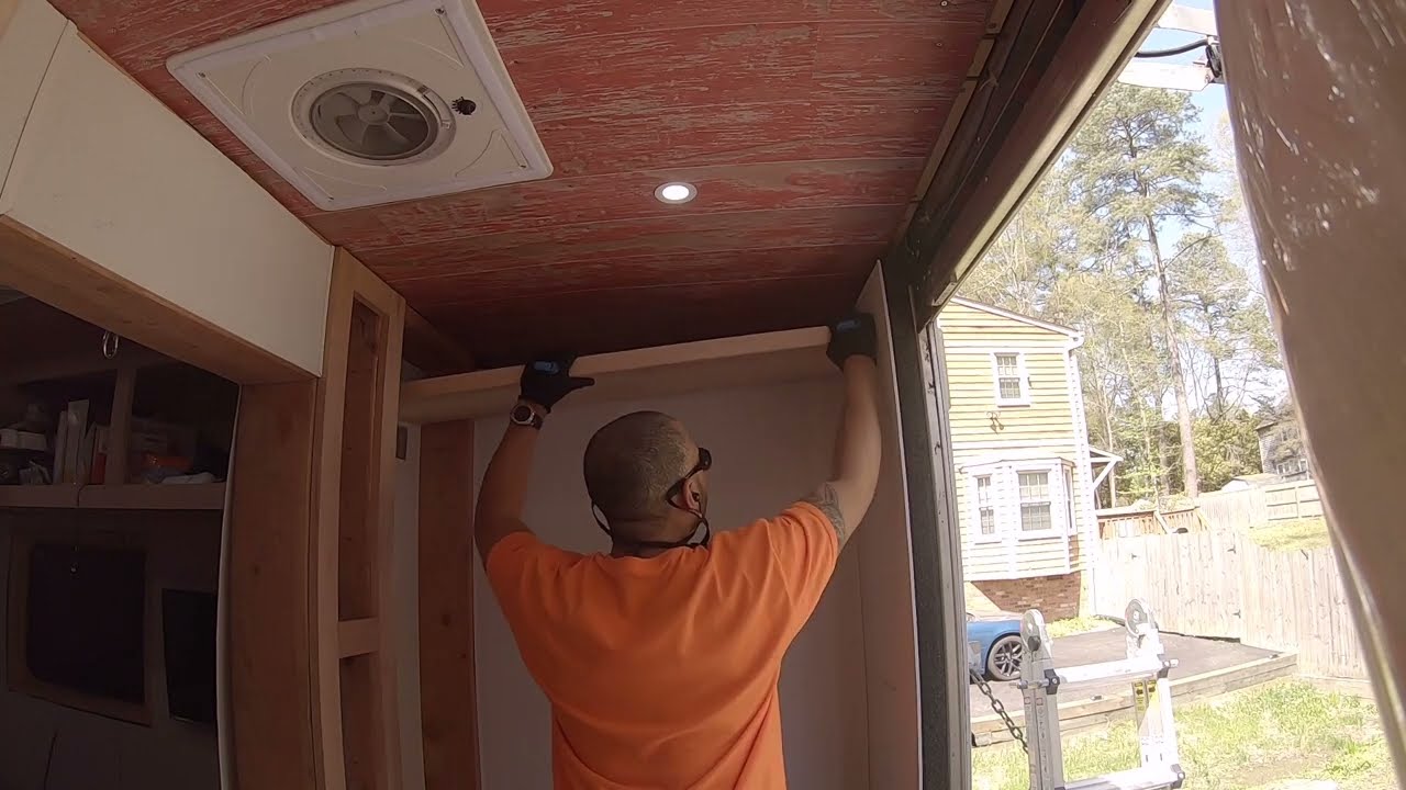 Clothing Closet Build | DIY Off Grid RV Van Build: Ep. 78