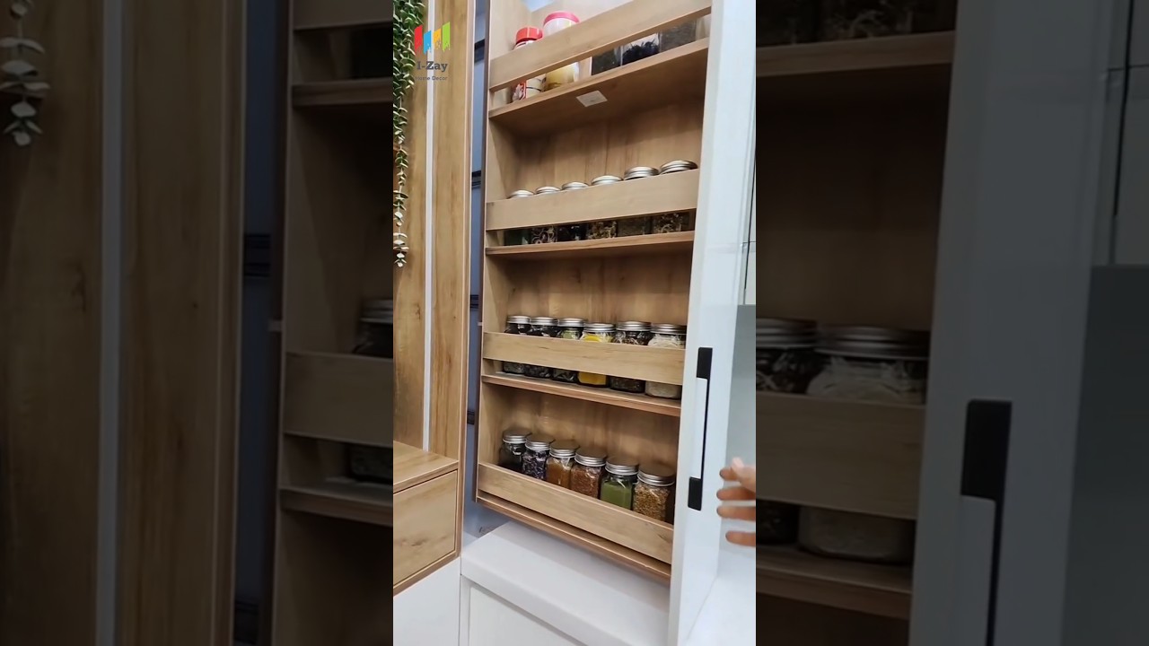 Smart Spice Storage Ideas | Maximize Kitchen Space with I-ZayHome #kitchenorganization