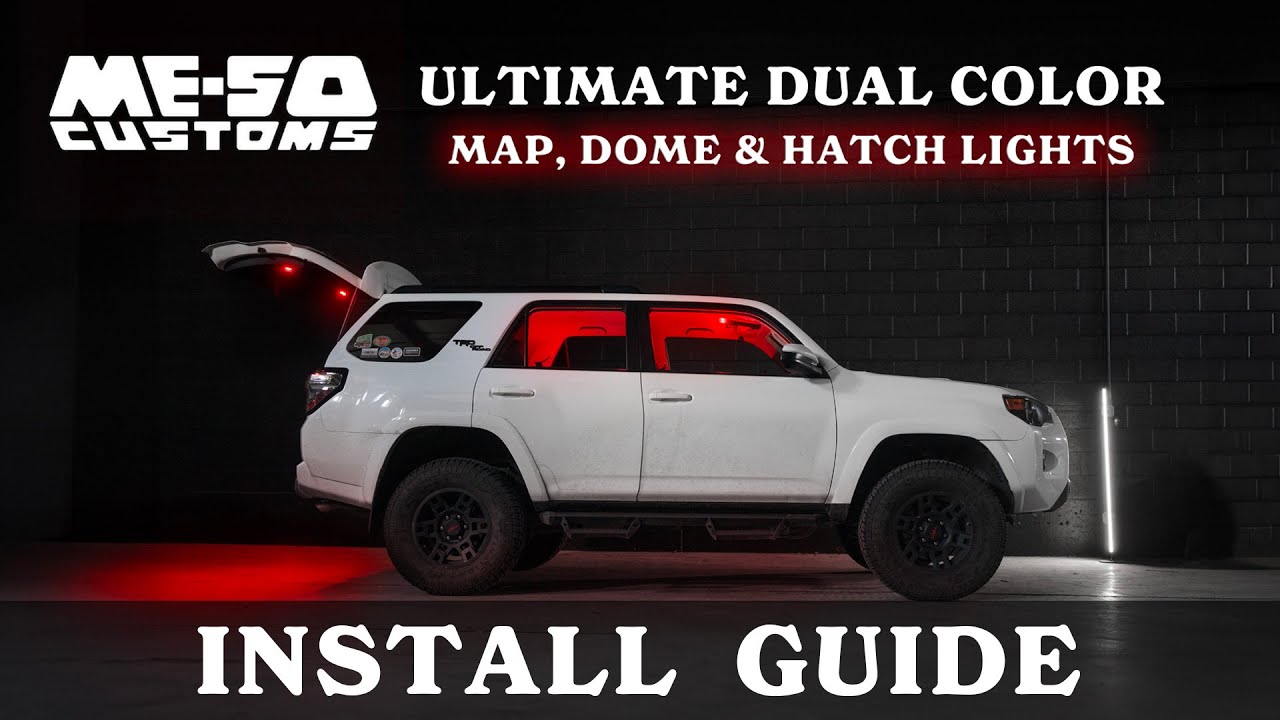 Установка двухцветного освещения Meso Customs Ultimate // 4Runner Map Lights - Потолочный светиль...