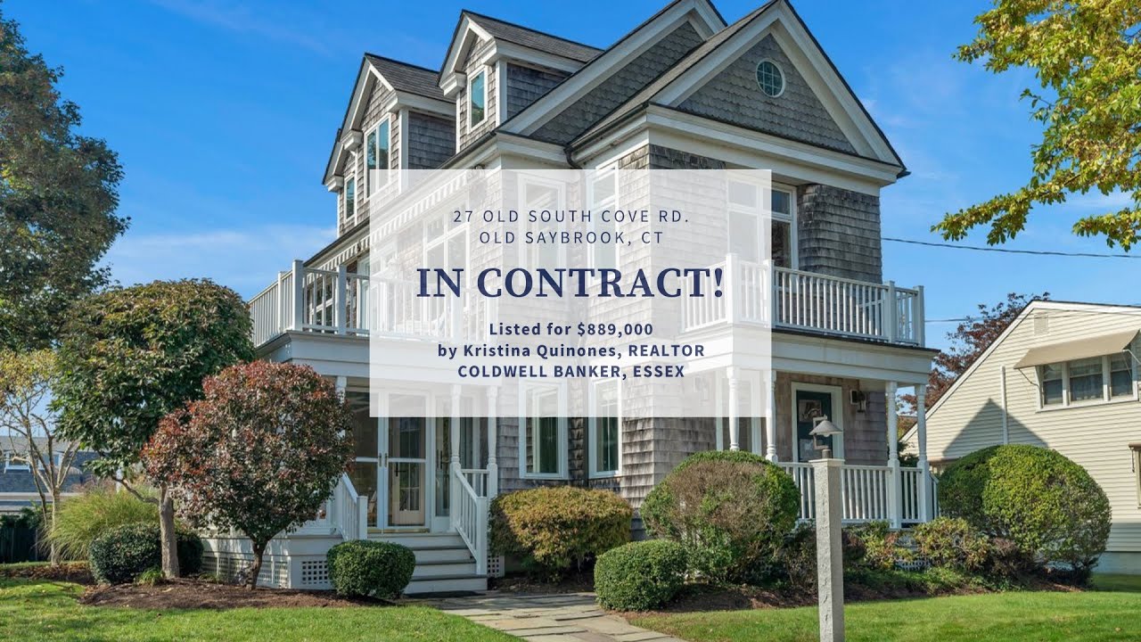 27 South Cove Rd Old Saybrook CT - Listed for $889,000 by Kristina Quinones, REALTOR