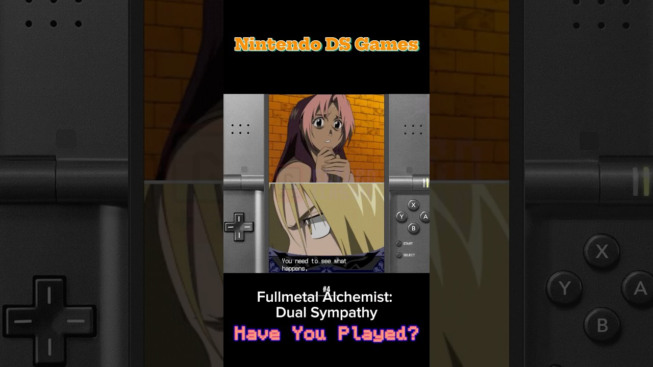 Relive the magic of Fullmetal Alchemist: Dual Sympathy on Nintendo DS! #fullmetalalchemist