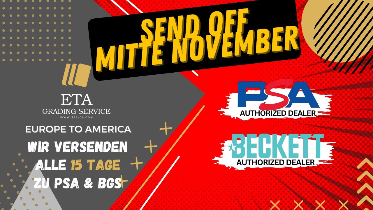 Zeit für einen Sendoff Stream PSA/BGS Mitte November