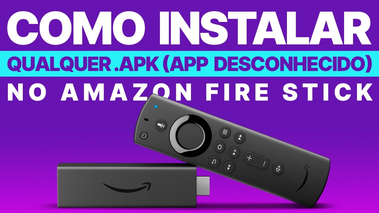 Como instalar qualquer .apk (Apps Desconhecidos) no Fire Stick Amazon - Ativar Modo Desenvolvedor