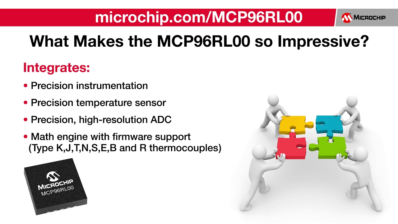 MCP96RL00 - Complete Thermocouple to Temperature Converter Solution