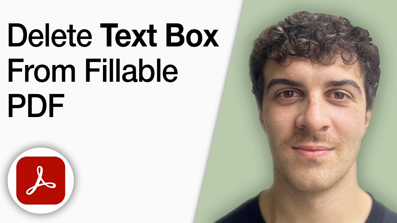 How to Delete Text Box From a Fillable PDF Form Using  Adobe Acrobat Pro DC [2025 Full Guide]