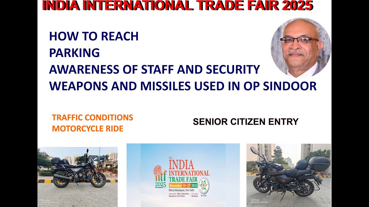 IITF2025 | WHAT TO EXPECT | TRAFFIC | HOW TO REACH| PARKING | SENIOR CITIZEN ON BIKE