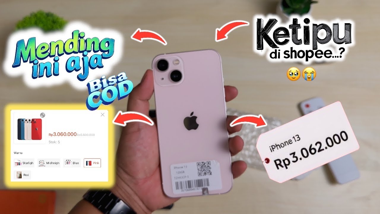 ‼️Nekat beli COD iphone 13 3juta ‼️pas cek LCD ternyata endingnya.. 😭