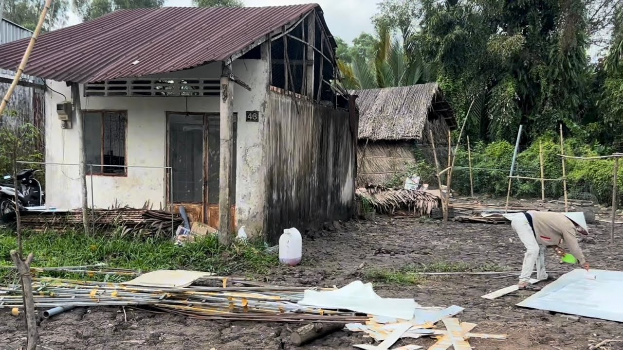 Khám Phá Vùng Quê Nghèo Căn Nhà Mục Nát Nổi Khổ Khi Mùa Mưa Đến