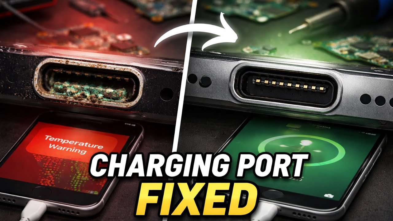 Phone Not Charging After Water Damage? Temperature Warning Fixed