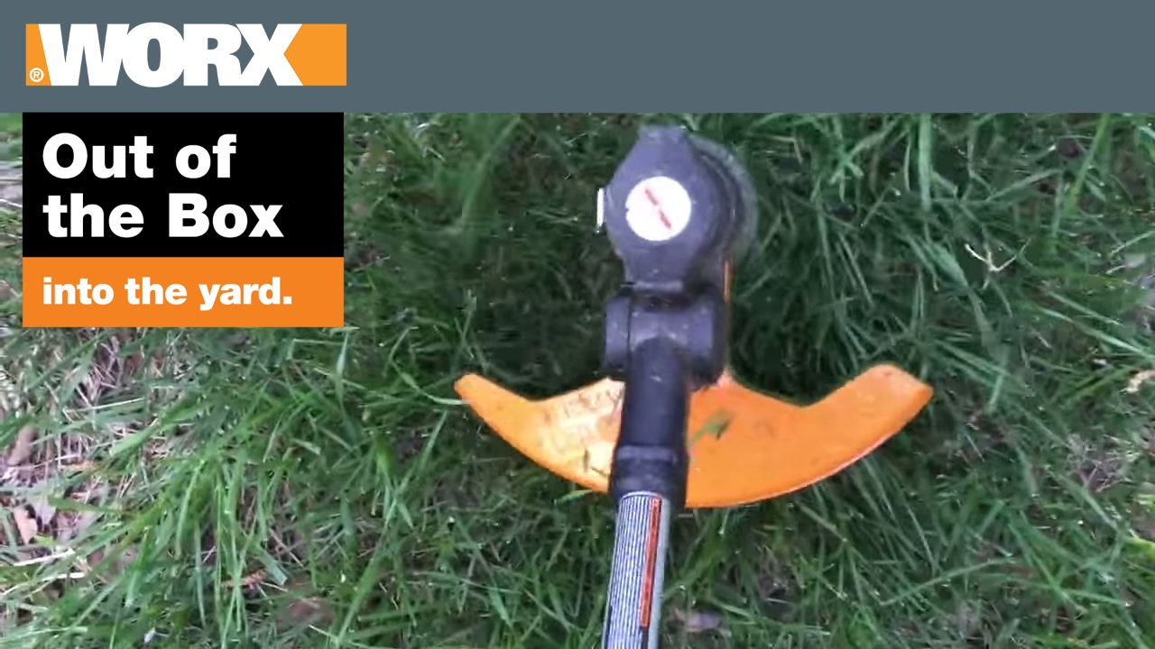 WORX 56V Grass Trimmer: Out of box and into the yard