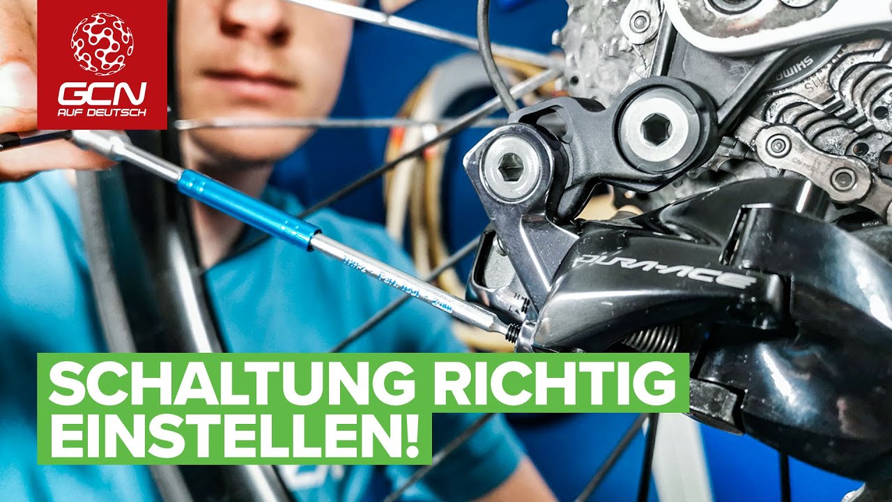 Wie man die Schaltung an der Shimano Di2 (11-fach) einstellt