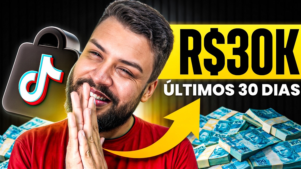Como FIZ R$30MIL no TIKTOK SHOP BRASIL em 30 DIAS usando APENAS O CELULAR PASSO A PASSO