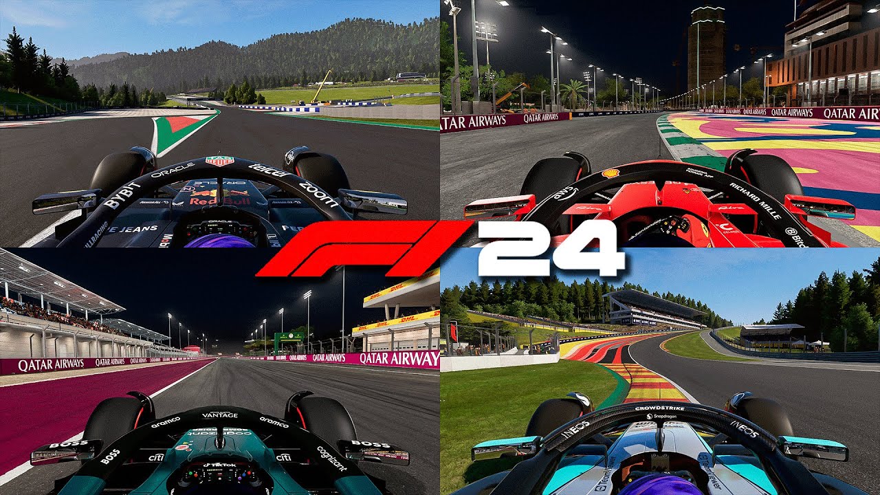 ALL F1 24 TRACKS (Updated Tracks)