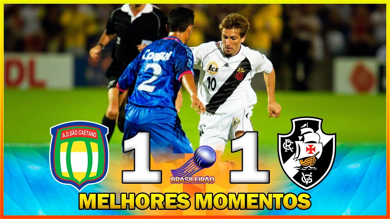 SÃO CAETANO 1 X 1 VASCO ● COPA JOÃO HAVELANGE 2000 ● MELHORES MOMENTOS ● FINAL ● JOGO DE IDA