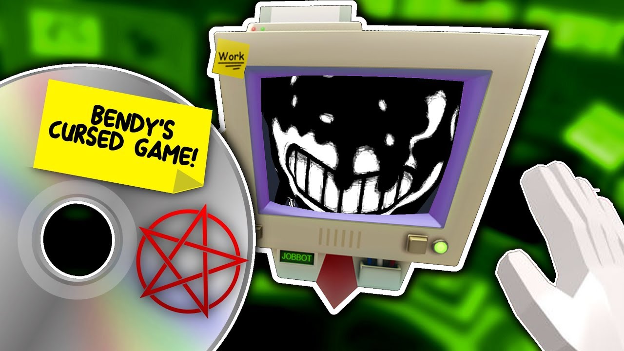 OFFICE WORKER SUMMONS BENDY IN CURSED RITUAL! | Job Simulator VR (Let's Play/HTC Vive Gameplay)