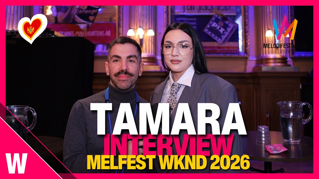 🇲🇪 Tamara on her first Eurovision pre-party | Interview Melfest Wknd