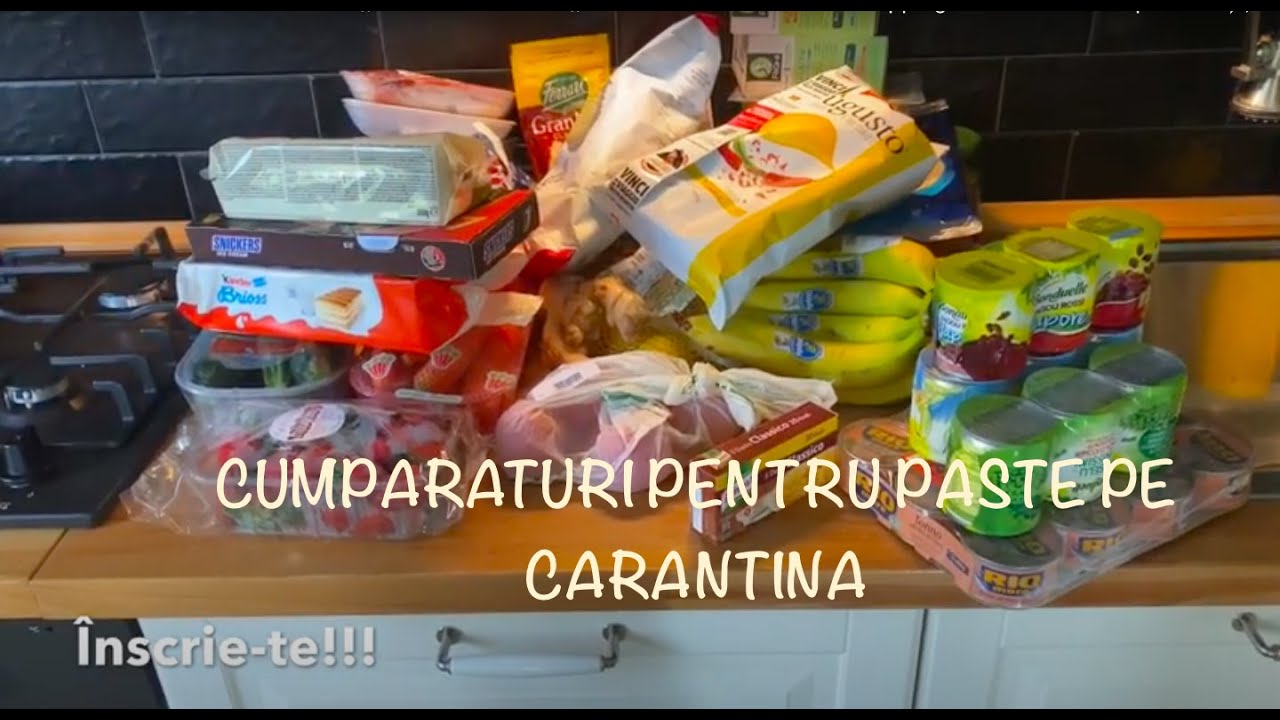 CUMPĂRĂTURI PENTRU PASTE || FOOD SHOPPING || ENE IOANA ANCA #foodshopping #carantina #cumparaturi