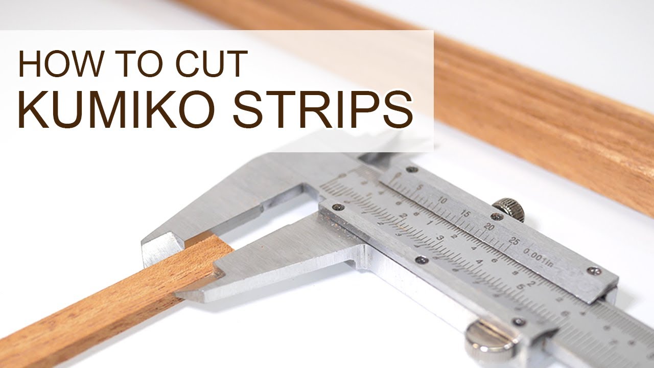 How to Cut Kumiko Strips for Beginners - No Expensive Tools No Saw Skills Required