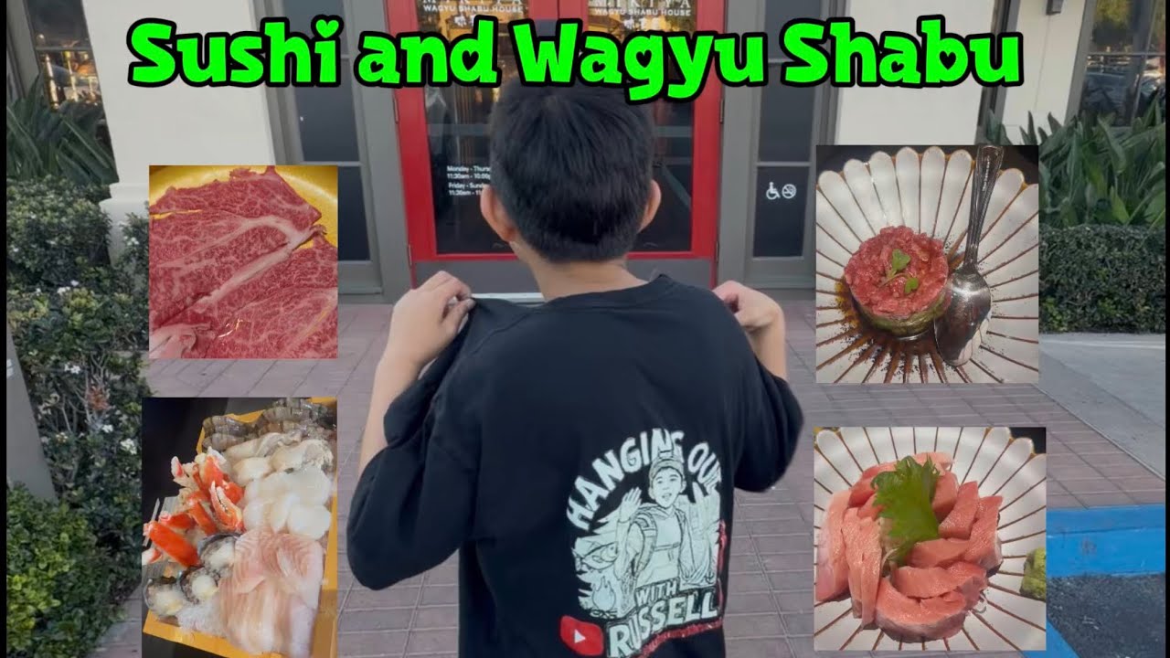Highly recommended Sushi and Wagyu shabu 