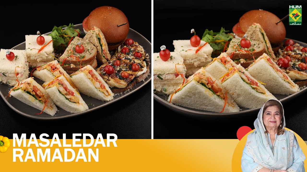 Caprese open face Chicken Sandwich & Sloppy Joe Sandwich |Shireen Anwar| Masaledar Ramzan | 3 Mar 26