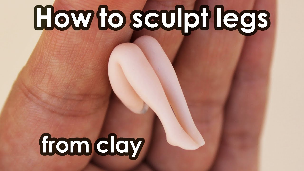 [ENG] How to sculpt legs from clay - Tutorial