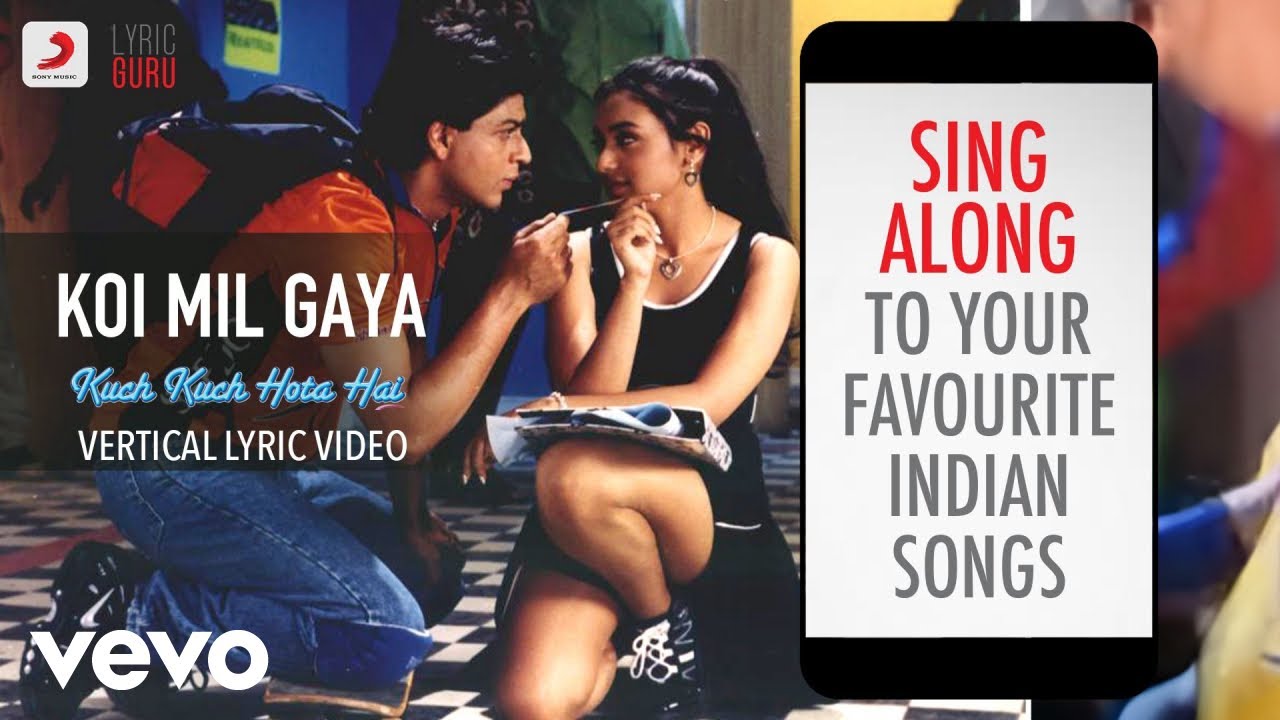 Koi Mil Gaya - Vertical Lyric Video |KKHH |Kavita Krishnamurthy, Udit Narayan, Alka Yagnik